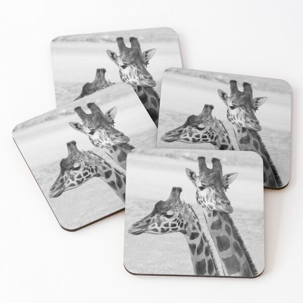 Item preview, Giraffe Portrait (Black and White) designed and sold by MattDawsPhoto.