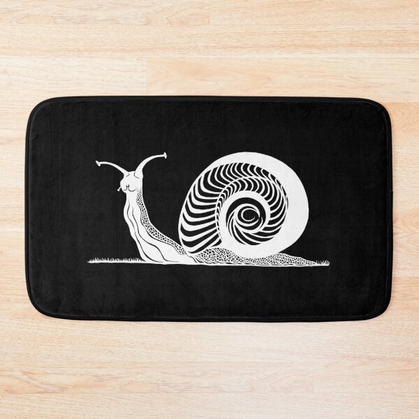 Item preview, Snail in Grass | Mollusk Design designed and sold by Monochromatics by Corie Mae Dark.