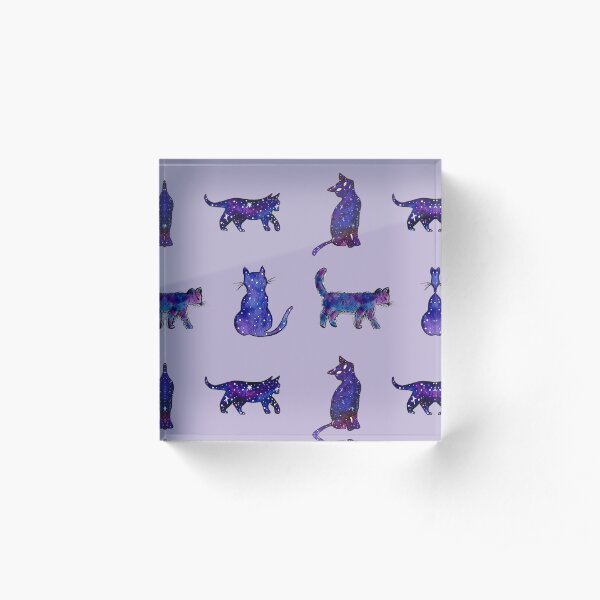 Magical Cat Art Acrylic Block