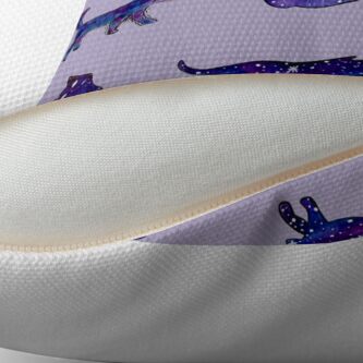 Alternate view of Magical Cat Art Throw Pillow