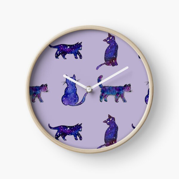 Magical Cat Art Clock