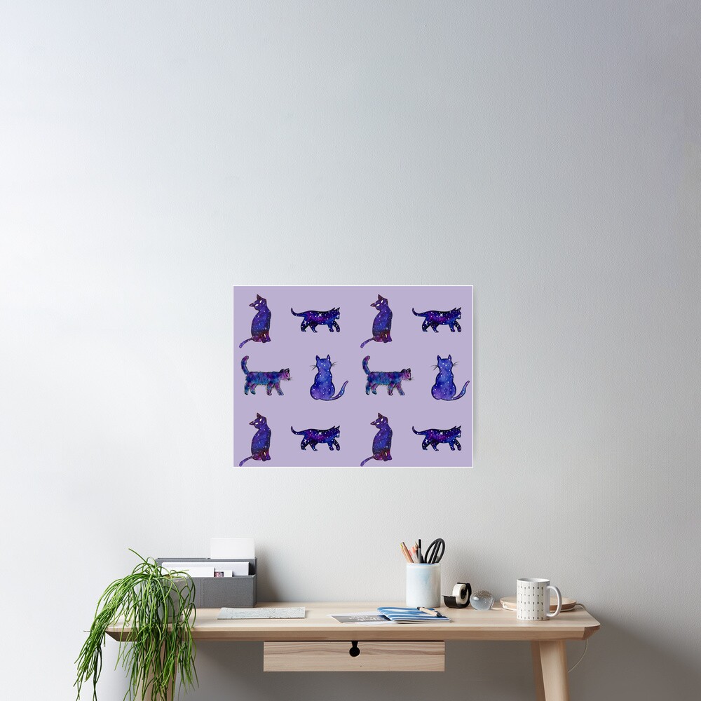 Magical Cat Art Poster