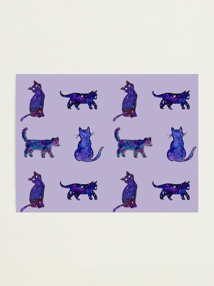 Alternate view of Magical Cat Art Photographic Print
