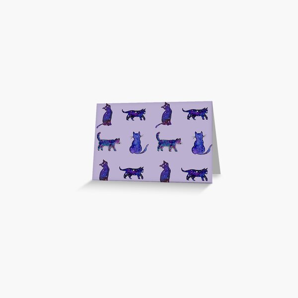 Magical Cat Art Greeting Card