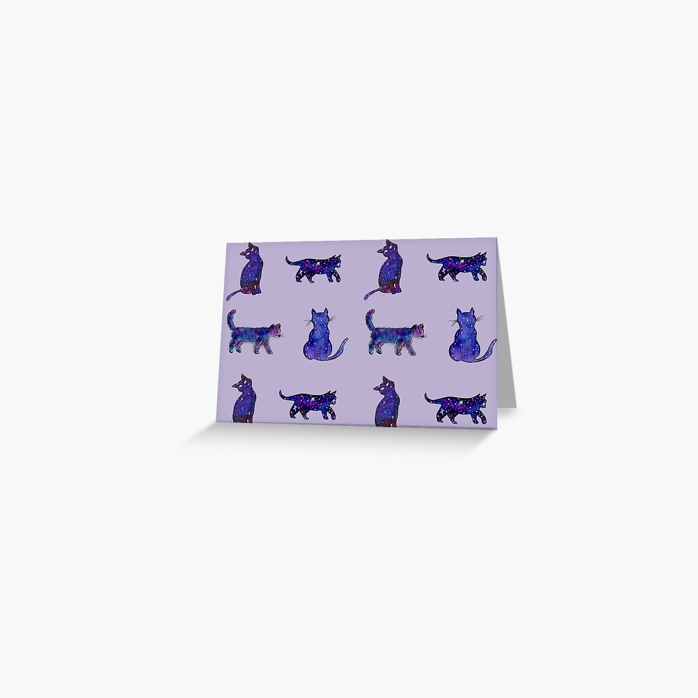 Magical Cat Art Greeting Card