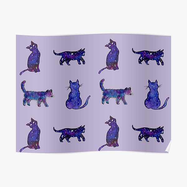 Magical Cat Art Poster