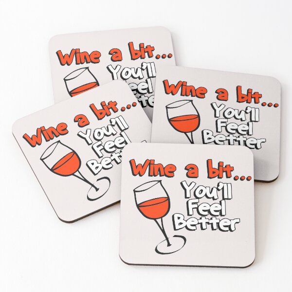 Item preview, Wine a bit..you'll feel better t-shirts designed and sold by DouglasB.