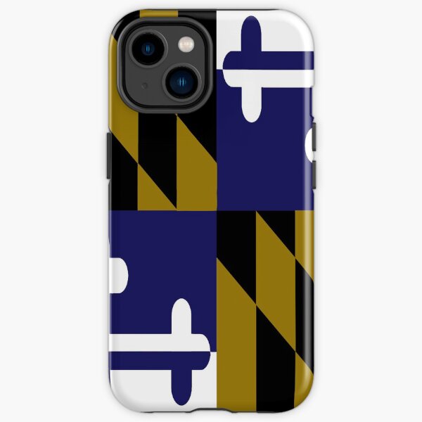 Maryland Flag Football Baltimore colors Purple Gold iPhone Tough Case