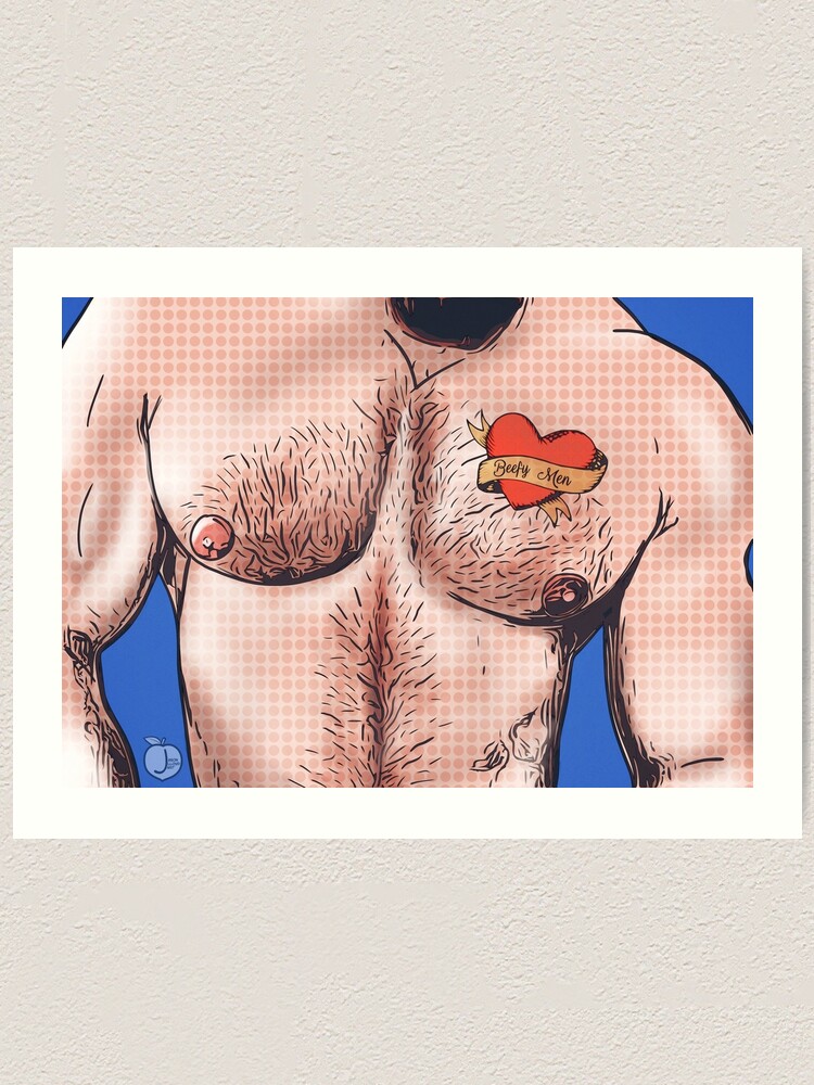 Alternate view of Beefy Men Art Print