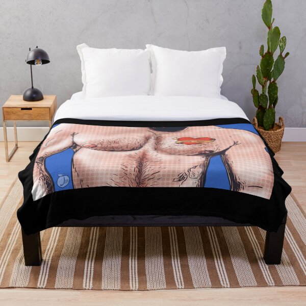Beefy Men Throw Blanket
