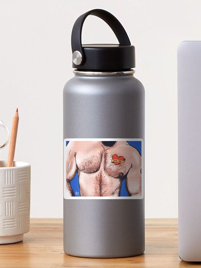 Beefy Men Water Bottle by Jason Lloyd
