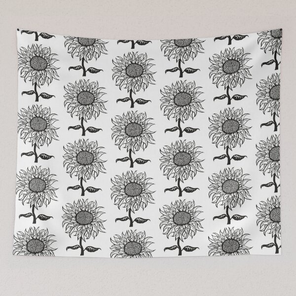 Item preview, Sunflower | Floral Design designed and sold by Monochromatics by Corie Mae Dark.