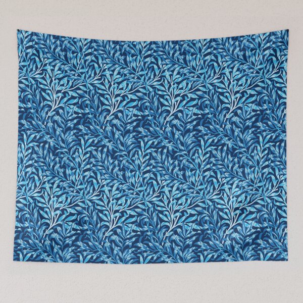 Item preview, William Morris Willow Bough, Cobalt and Navy Blue  designed and sold by Marymarice.