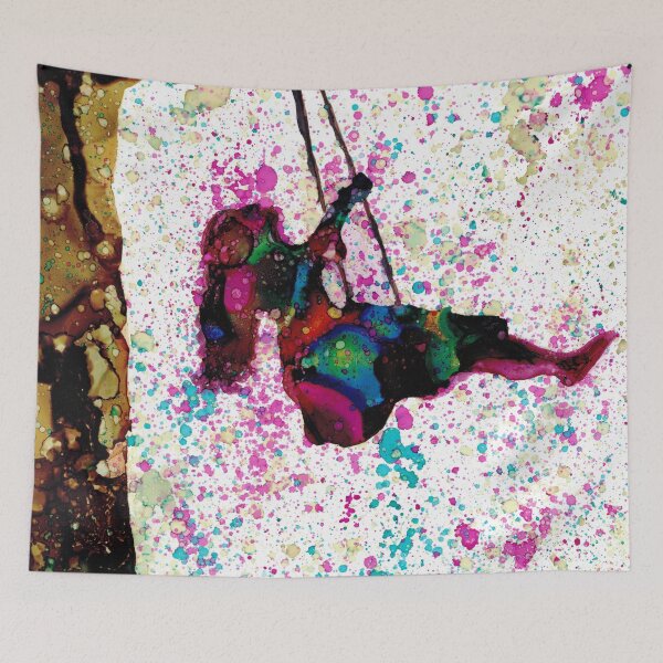Item preview, Freedom:  Original Alcohol Ink Painting designed and sold by herzart.
