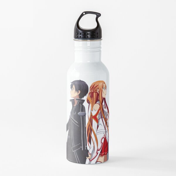 Kirito and Asuna kawaii Water Bottle
