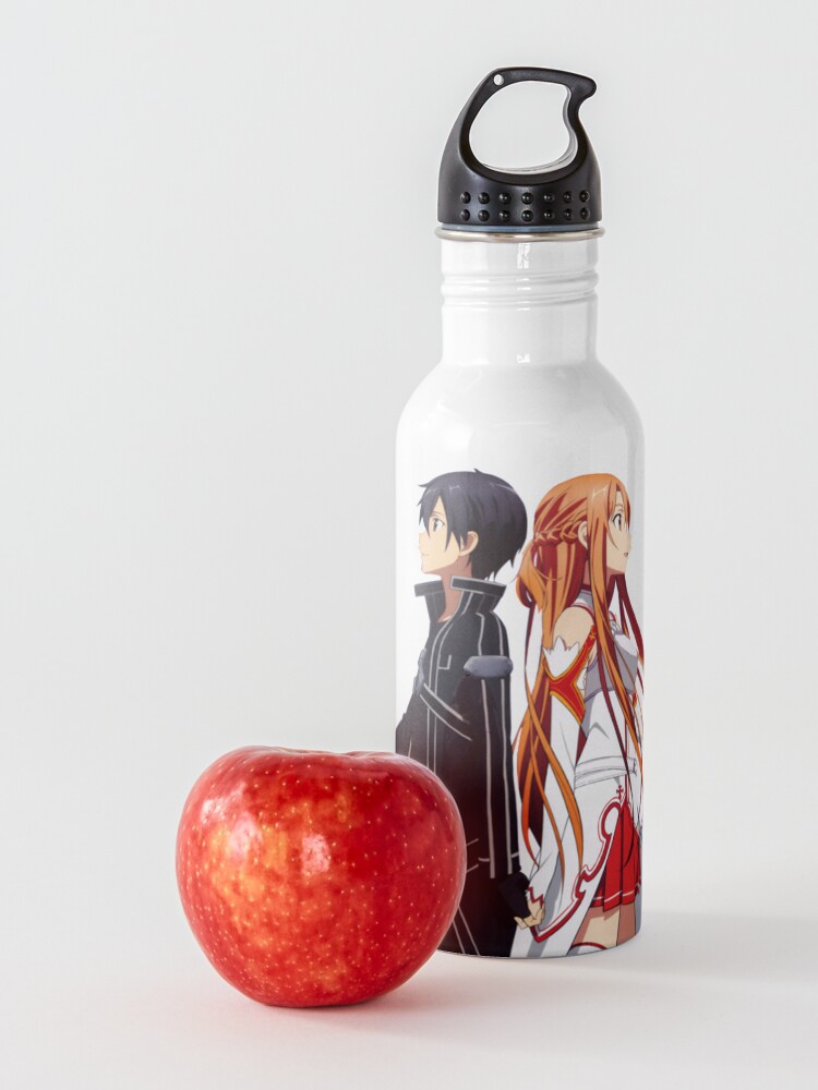 Alternate view of Kirito and Asuna kawaii Water Bottle