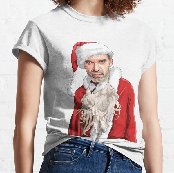 Womens Santa Is Jolly Because He Knows Where The Bad Girls Live Tshirt Funny Womens Santa Is Jolly Because He Knows Where The Bad Girls Live Tshirt Funny