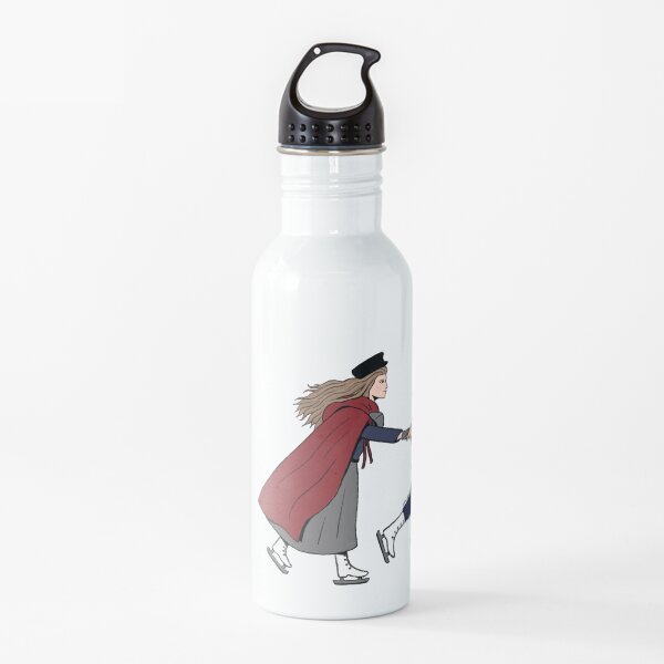 19th Century Ice Skating Water Bottle