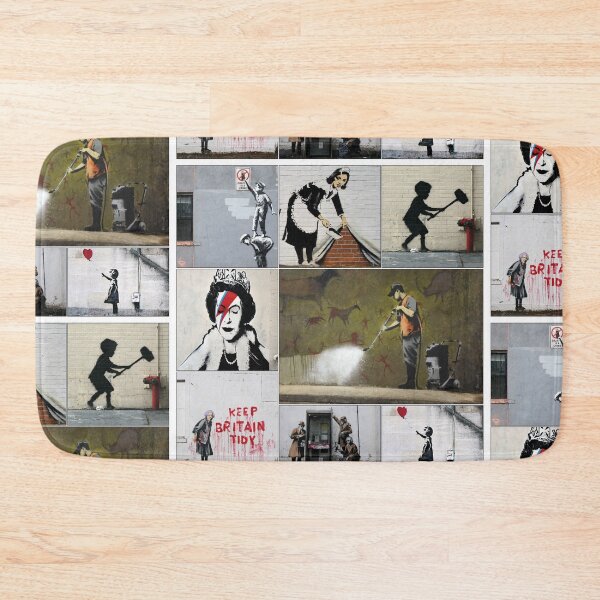 Item preview, Banksy Merchandise, Banksy Art Montage 05 designed and sold by So Sorted Design.
