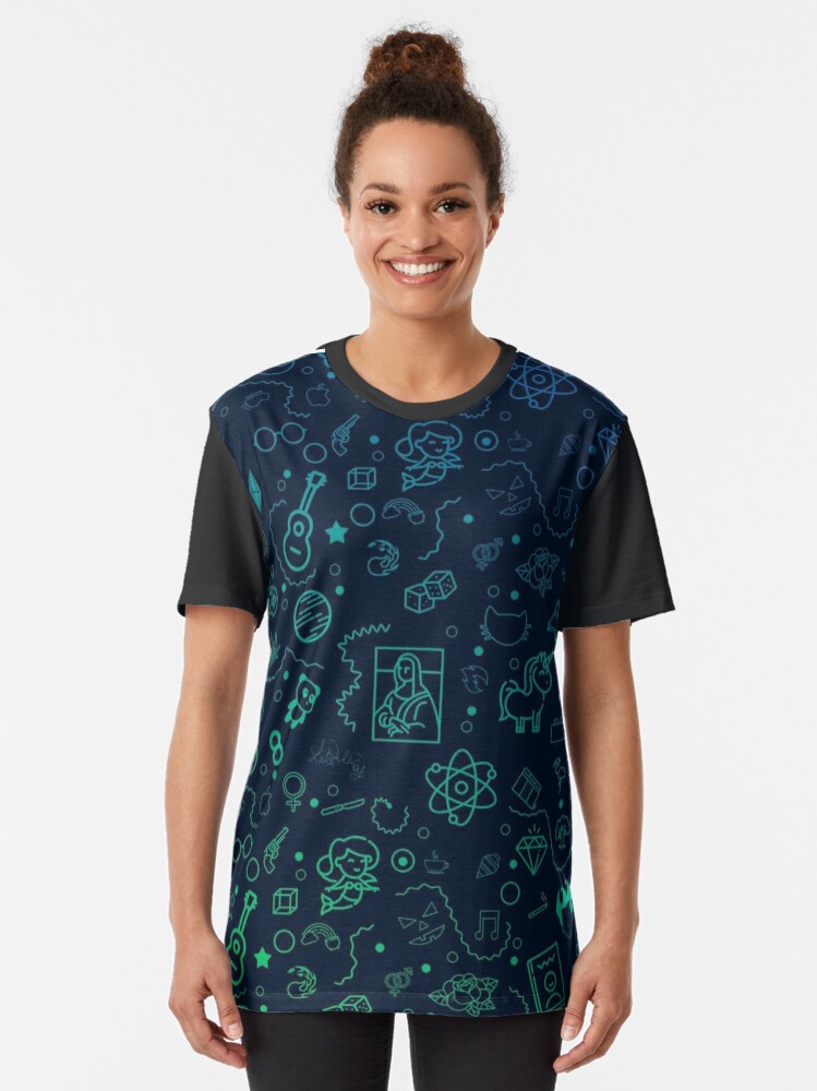 T-shirt graphique ''Geek Color' : autre vue