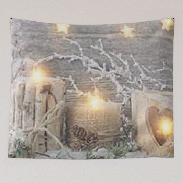 Item preview, Candlelight And Pinecones print on Home decor, Apparel and Accessories. designed and sold by lduke47.