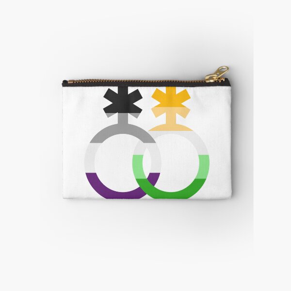 Item preview, nblnb & ace, interlocking symbols with asexual and enbian flags designed and sold by Skyler Orion X.