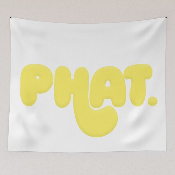 Item preview, PHAT // Retro Typography Design designed and sold by AestheticNow.