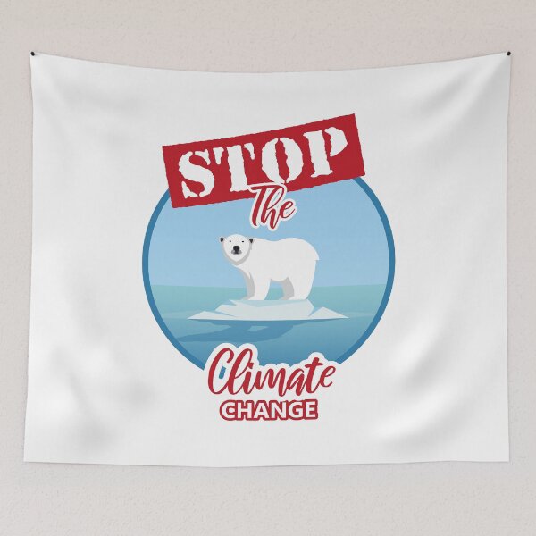 Item preview, Polar Bear - Stop the climate change designed and sold by Earthsavers.