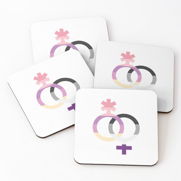Item preview, wlnb & ace, interlocking symbols with asexual and asterian flags designed and sold by Skyler Orion X.