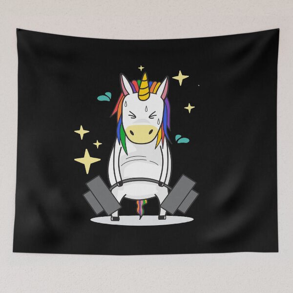 Item preview, Weightlifting unicorn designed and sold by Earthsavers.