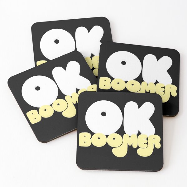 Item preview, OK BOOMER // Typographic Funny Memeshirt  designed and sold by AestheticNow.