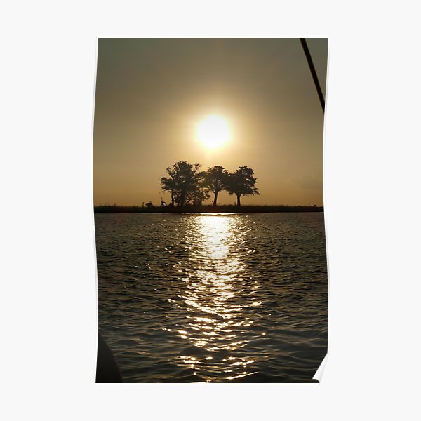African Sunset Poster