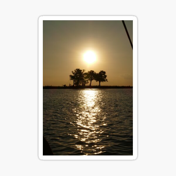 African Sunset Sticker