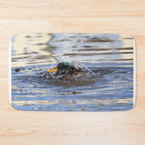 Item preview, Mallard bathing designed and sold by GreyFeatherPhot.
