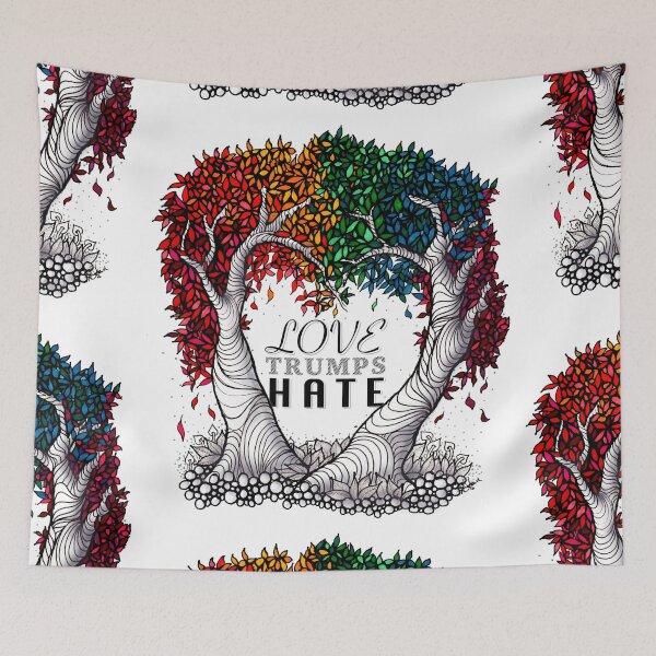 Item preview, Love Trumps Hate designed and sold by selandriansart.