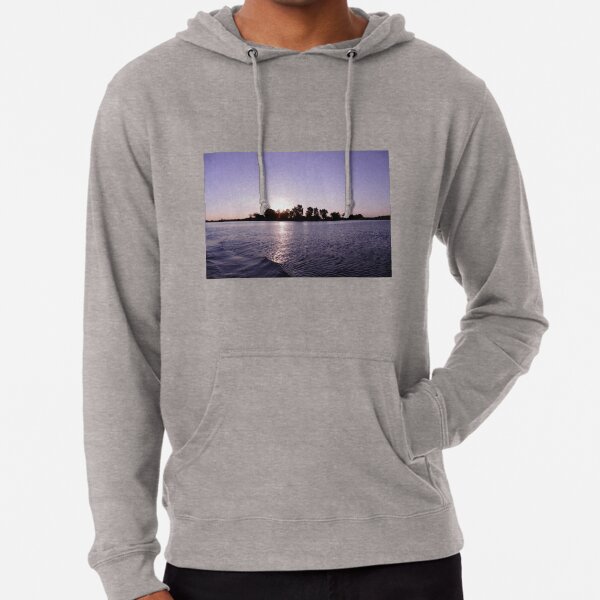 Purple African Sunset Lightweight Hoodie