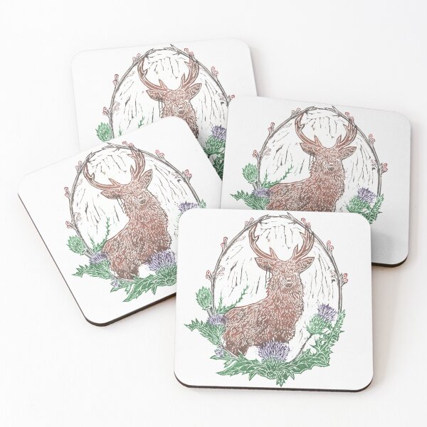 Item preview, Highland Stag designed and sold by CraftyBunStudio.