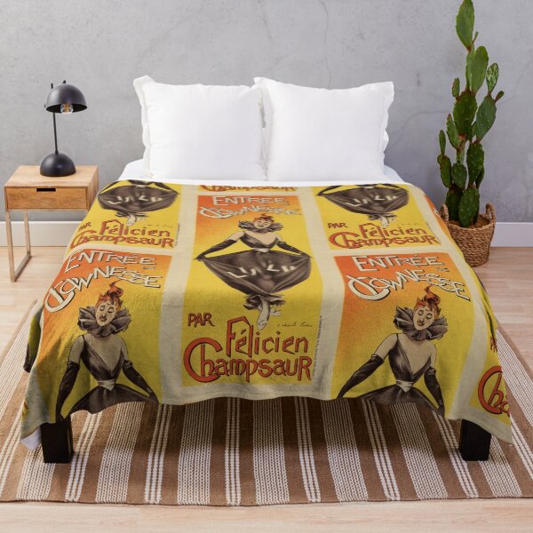 Item preview, Vintage French female clown act vertical banner ad designed and sold by aapshop.