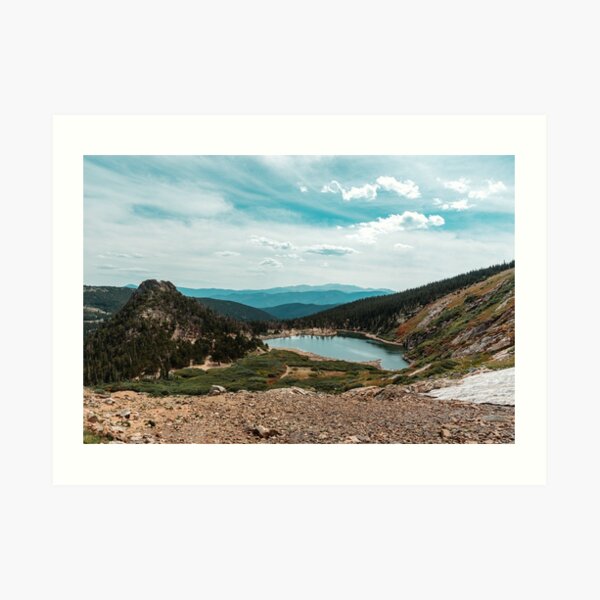 View From a Glacier Art Print