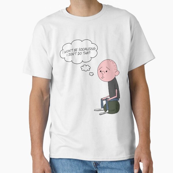 Item preview, Karl Pilkington - I Won't Be Socialising, I Don't Do That designed and sold by RafikCreations.