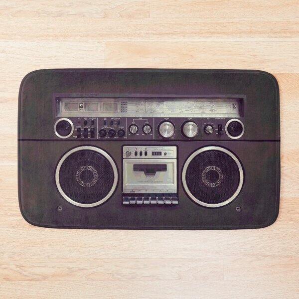 Item preview, 80s Retro Boombox Cassette Player designed and sold by BluePlanet.