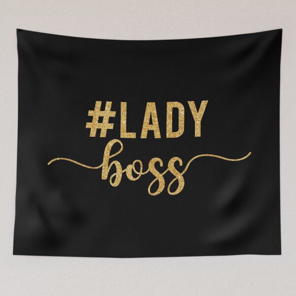 Item preview, Lady Boss Gold Glitter designed and sold by beakraus.