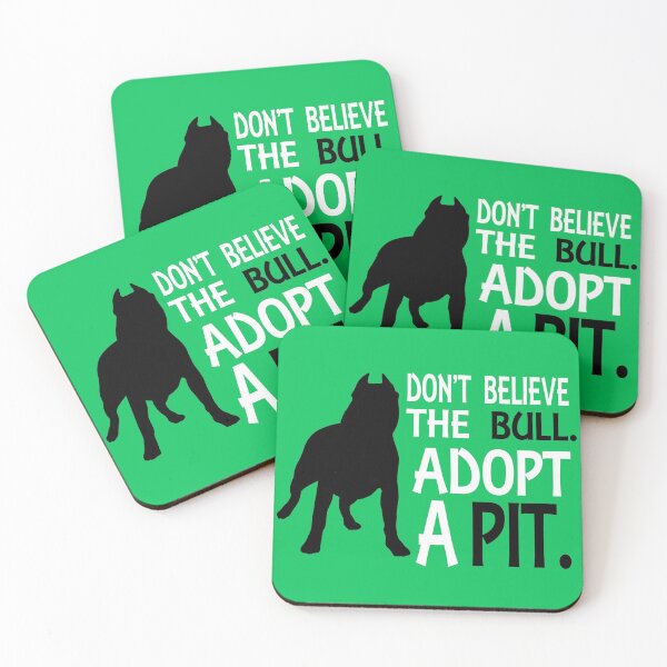 Item preview, Don't Believe the Bull Adopt a Pit  - Christmas And Birthday Gift Ideas For Dog Lovers designed and sold by ASClothDesign.