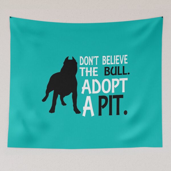 Item preview, Don't Believe the Bull Adopt a Pit  - Christmas And Birthday Gift Ideas For Dog Lovers designed and sold by ASClothDesign.