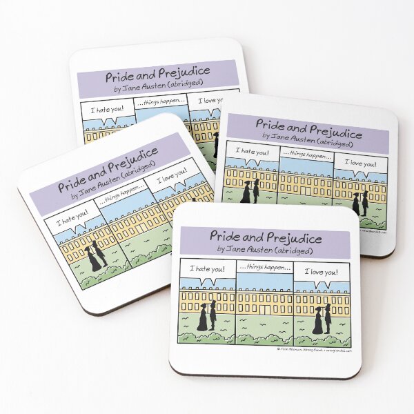 Item preview, Pride and Prejudice (abridged) designed and sold by WrongHands.