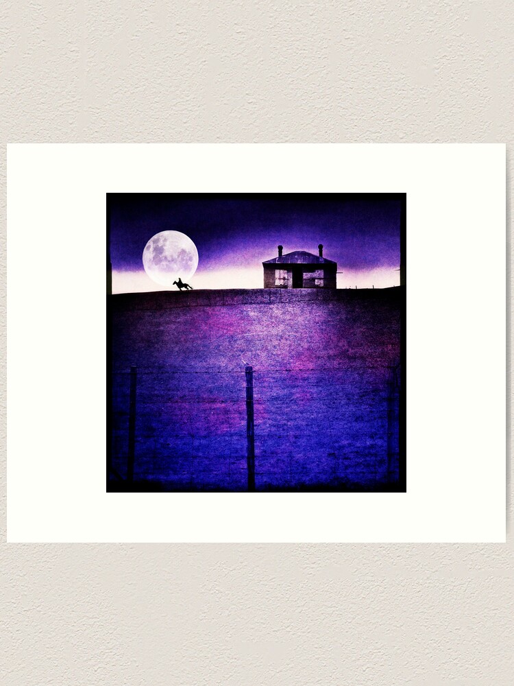 Alternate view of Moon Rider Art Print