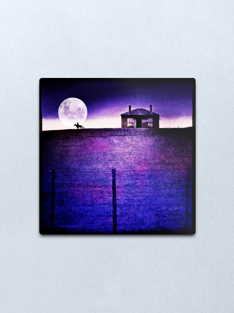Alternate view of Moon Rider Metal Print