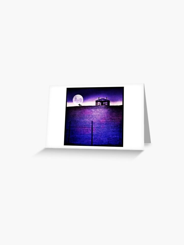 Thumbnail 1 of 2, Greeting Card, Moon Rider designed and sold by ronmoss.