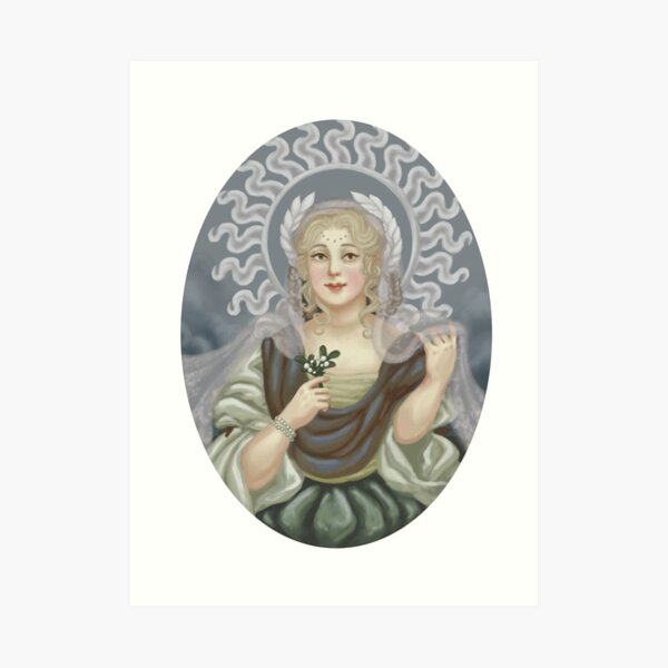 Lady of the Winter Solstice Art Print