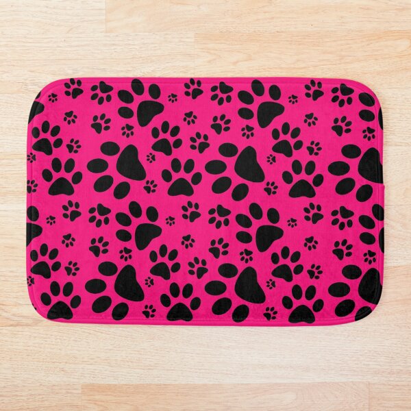 Item preview, Pink and Black Pet Paw Prints designed and sold by ironydesigns.
